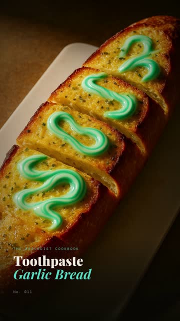 Toothpaste Garlic Bread
